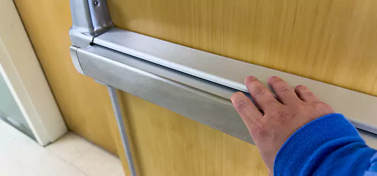 Installing a Push Bar on a Door Greenwood